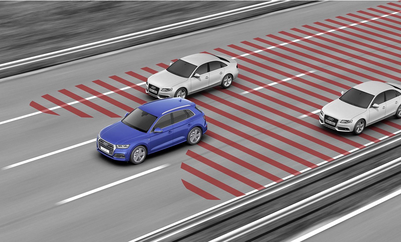 Audi side assist 車道變換輔助系統 